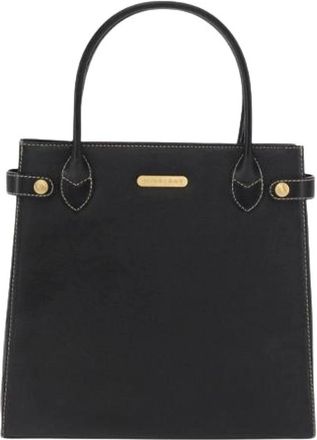 Burberry Pre-owned Handbags, female, Black, Size: ONE SIZE Pre-owned Vintage Handbag