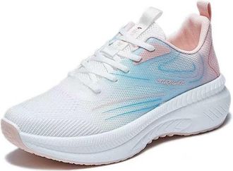 Generic Womens Fashion Sneakers Lightweight Athletic Running Shoes with Breathable Mesh and Soft Thick Sole for Sports Comfort Womens Trainers Size 8 Black Wo