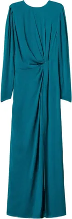 Twin-Set Abito in crêpe-de-chine - Blu