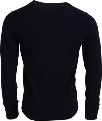 Dolce & Gabbana Womens Logo-Embroidered Cashmere Sweater Black