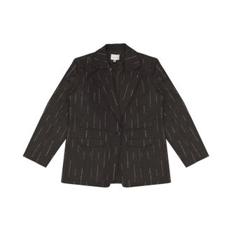 Gestuz Jassen, Dames, Grijs, M, Leer, GZadira Blazer