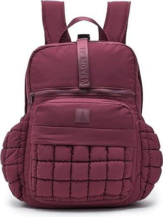 Free People Movement Quilted Pack Tote Handbags Deep Mulberry, Polyester