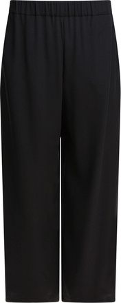 Max Mara Womens Black Elastane Trousers Silk - Size EU 38 (Womens)