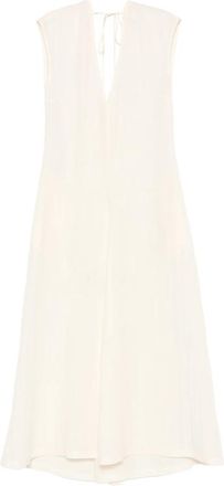 Covert V-neck Back-tie Maxi Dress