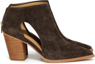 Belle & Bloom Midnight Special Suede Ankle Boot in Dark Brown at Nordstrom, Size 7