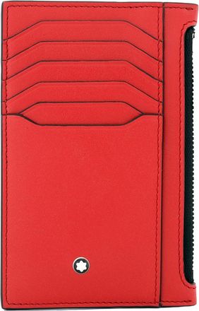 Montblanc Red Leather Meisterstuck Pocket Holder 8CC