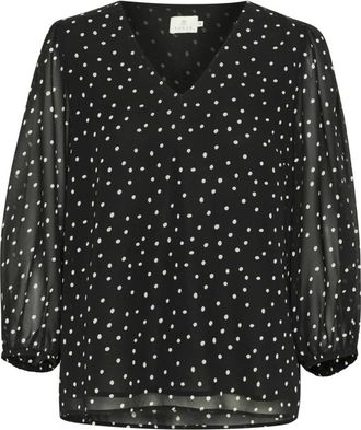 Kaffe Donna, Camicette, Nero, L, new