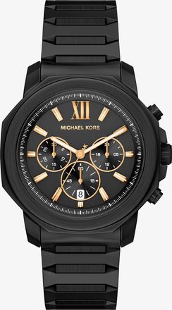 Michael Kors Oversized Prescott Black-Tone Watch