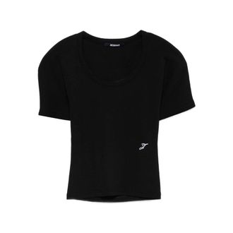 Jacquemus T Shirt Nero-Donna