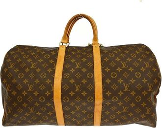 Louis Vuitton Pre-owned Weekend Bags, female, Brown, Size: ONE SIZE Pre-owned Keepall Travel Bag