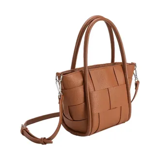 Melie Bianco Womens Lanie Vegan Crossbody Bag In Saddle