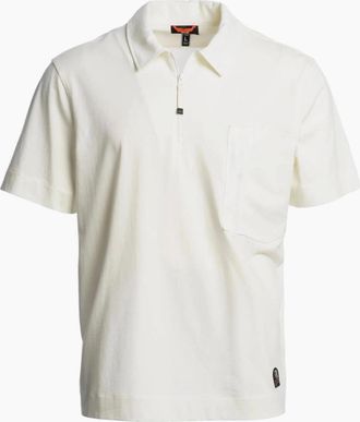Parajumpers Mens Parajumpers Bordley Polo Shirt 0290 Star White - Size: 44