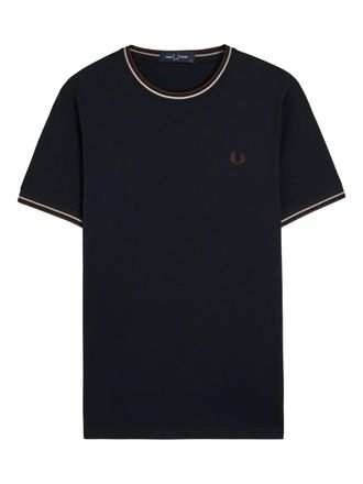 Fred Perry laurel wreath T-shirt - men - Cotton - M - Blue