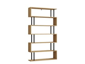 Habitat & Jardin Librer&iacute;a de madera hector - 90 x 22 x 162 cm - saphir