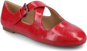 Journee Collection Ivanna Mary Jane Flat in Red at Nordstrom Rack, Size 8.5