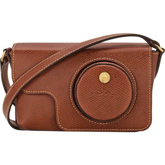 Longchamp &Eacute;pure XS Camera Bag in Brown at Nordstrom