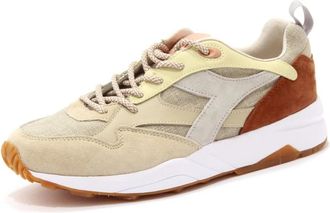 Diadora Heritage Eclipse Leren Schoenen - Heren - Sneakers - Beige - 40 EU - Schoenen