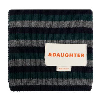 &Daughter Wollen sjaal Clover - Dames - Accessoires - Veelkleurig - Maat: ONE Size Wol
