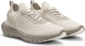 BOSS MOTION sneakers with knitted uppers and leather trims
