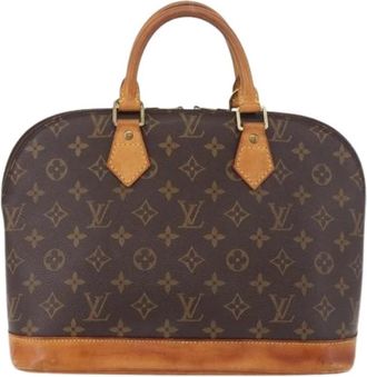 Louis Vuitton Pre-owned Vintage Handbag - Dames - Vintage Handtas - Bruin - ONE Size - Vintage