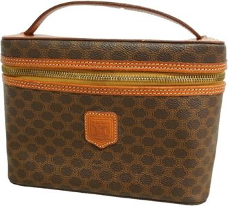 Celine Brown Pvc Vanity Bag (Pre-Owned)
