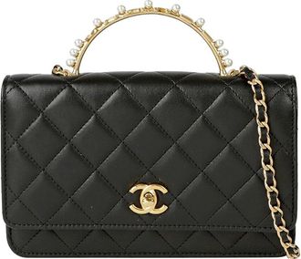 Chanel Woc Mini Top Handle Tote And Shoulder Bag (Authentic Pre-Loved)