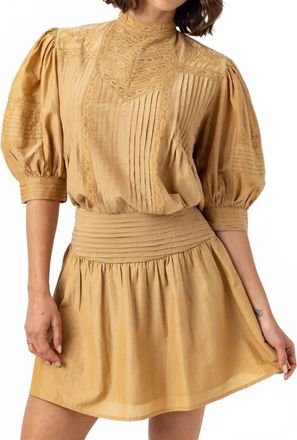 Sundays Brushed Moni Top In Gold