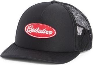 Quiksilver Dwell On Me Trucker Hat in Black at Nordstrom Rack