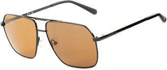 Guess Zwarte Metalen Zonnebril