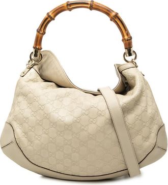 Gucci Pre-owned Gucci Guccissima Bamboo Peggy Satchel Ladies U57FMYV7S4LRG6GX