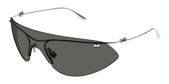 Bottega Veneta BV1272S 002 Mens Sunglasses Silver Size 99
