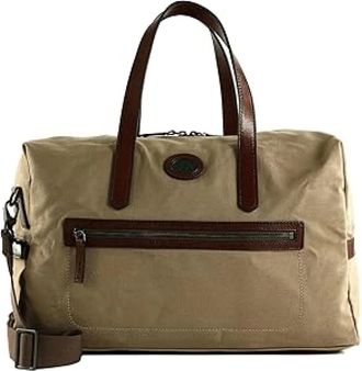 The Bridge Moderne reistas van canvas - unisex - Weekendtassen - Beige - ONE Size - Tassen