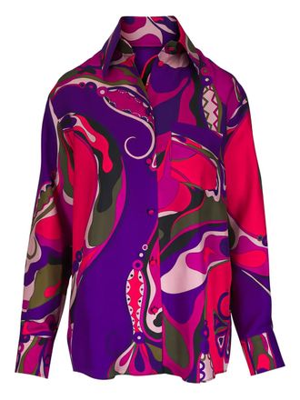 Pucci Blouse met patroon - Paars