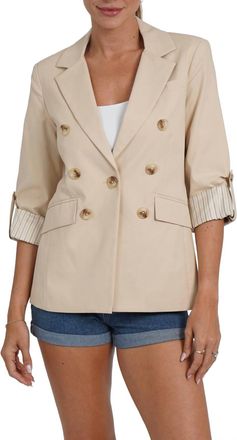 Love Token Celine Blazer In Khaki