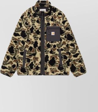 Carhartt Work in Progress camouflage duck jacquard fleece liner