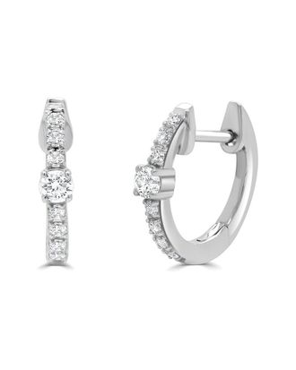 Sabrina Designs 14K 0.22 Ct. Tw. Diamond Huggie Earrings