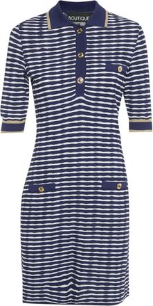 Moschino Abito corto a righe - Blu