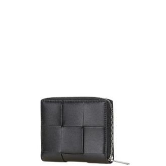 Bottega Veneta Pre-owned Wallets, female, Black, Size: ONE SIZE Pre-owned Leather Wallet