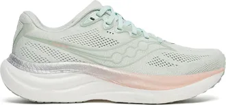 Saucony Womens Ride 19 Road-Running Shoes Green 10.5 Wide