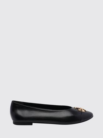 Tory Burch Ballerine Charlie in pelle liscia con logo Double T