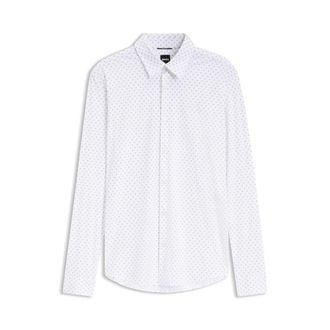 BOSS Slim-fit performance shirt in stretch jersey