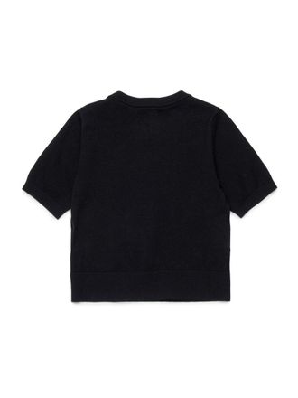 Diesel Logo-Embroidered Cotton T-Shirt - Black