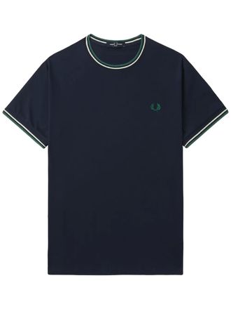 Fred Perry Twin Tipped T-shirt - men - Cotton - M - Blue