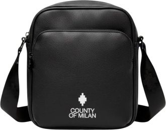 Marcelo Burlon Hombre, Bolsos, Negro, Talla: ONE Size