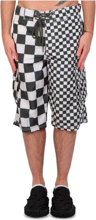 ERL Geruite zwemshorts in Checker - Heren - Korte Broeken - Veelkleurig - M - Korte Broeken
