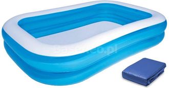 OEM Piscina Familiar Hinchable 262 X 175 X 51 Cm Bestway 54006 + Cobertor