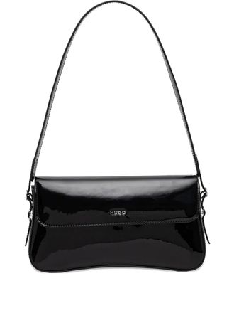 HUGO BOSS Syndra logo-detail shoulder bag - Nero