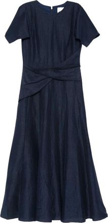 Roland Mouret 049M-Sj Vestido Midi - Dresses - Mujer - Azul - XS