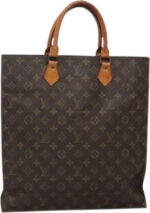 Louis Vuitton Tweedehands Canvas Louis Vuitton tassen - Dames - Vintage Shopper - Bruin - ONE Size - Leer - Vintage