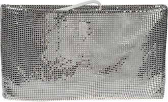 Paco Rabanne Mesh Pouch - Dames - Clutches - Grijs - ONE Size - Tassen